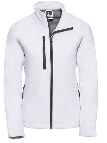 Russel Ladies' Soft Shell Jacket White