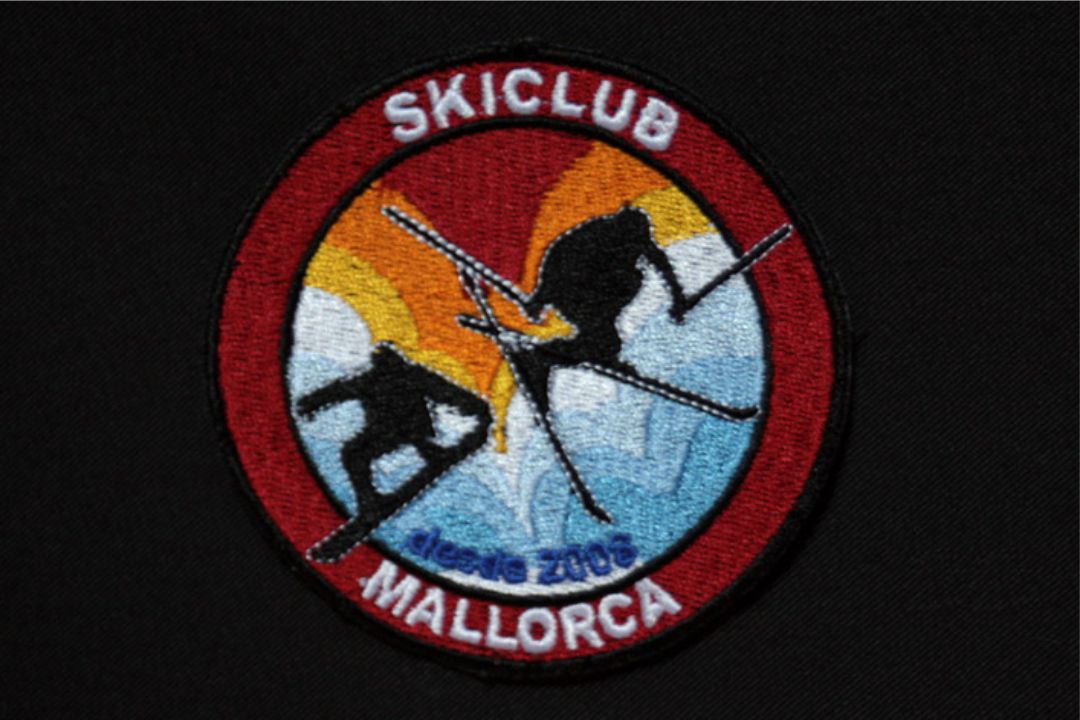 Gesticktes Wappen Skiclub Mallorca
