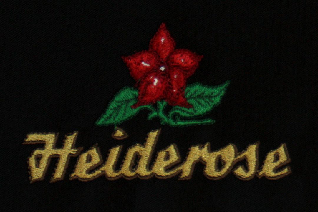 Gesticktes Logo Heiderose